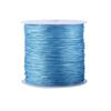 100M X 0.8mm Nylon Chinese Knot Cord Rattail Macrame Shamballa Thread String Sky Blue