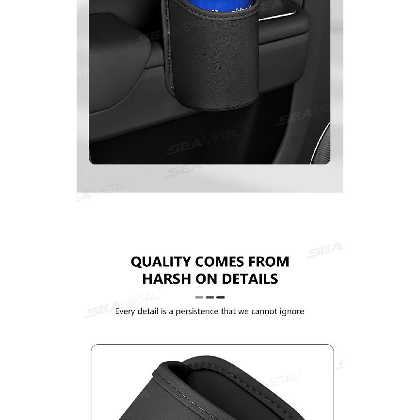 SEAMETAL Universal Car Door Cup Holder Box Back Clip Design Drink Rack Storage Bin Car Seat Back Water Cup Box Organizer Pocket Cup Holders 5