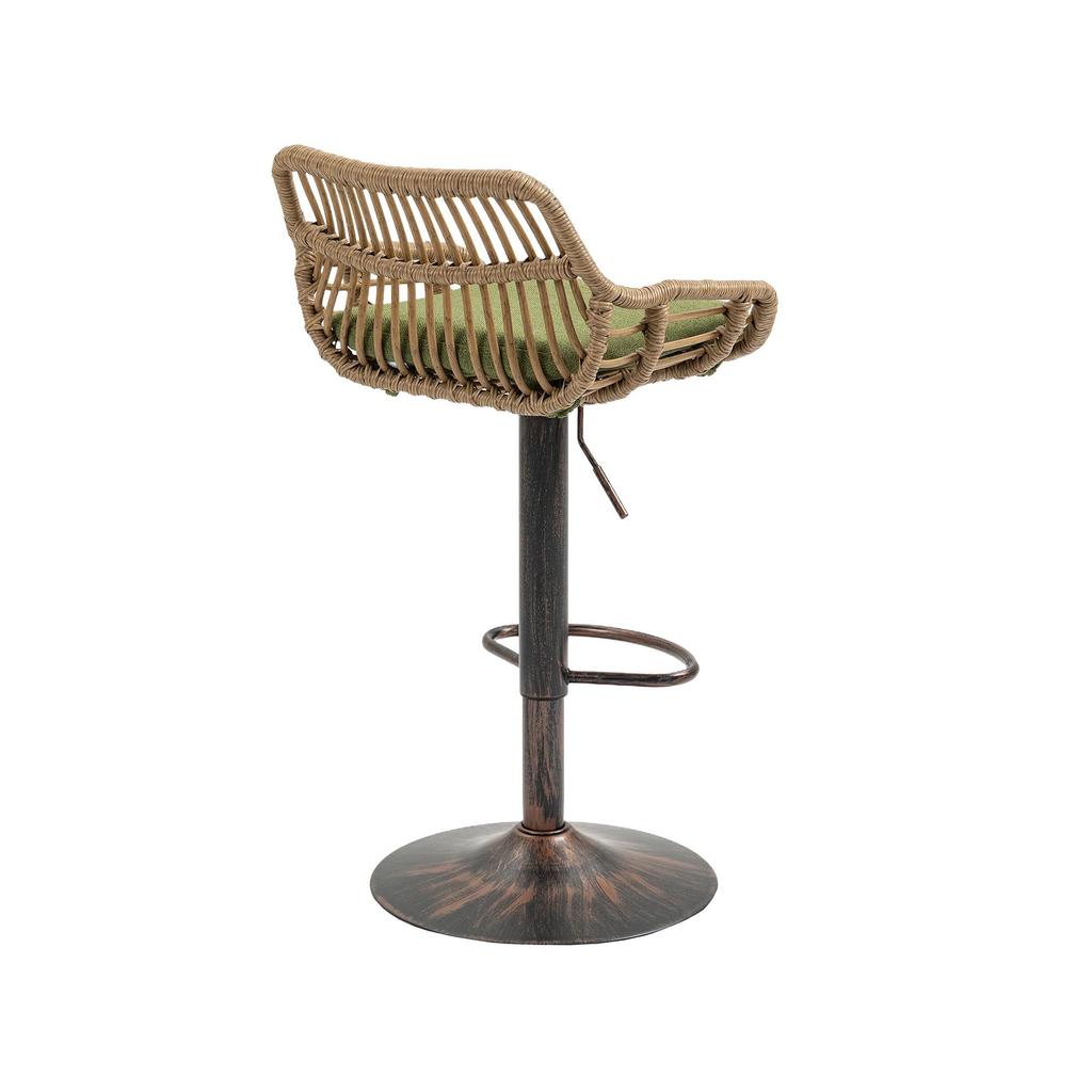 The Modern Bar Stool Set Consists of Two Adjustable Footstools, Suitable for Kitchens and Dining Rooms