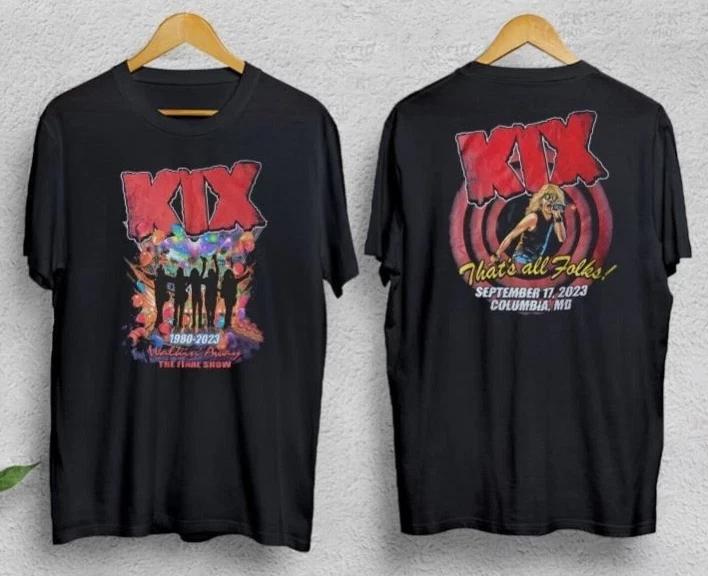 РЕДКИЙ!! Винтажная футболка KIX Final Show Walkin Away Колумбия, Мэриленд 3XL