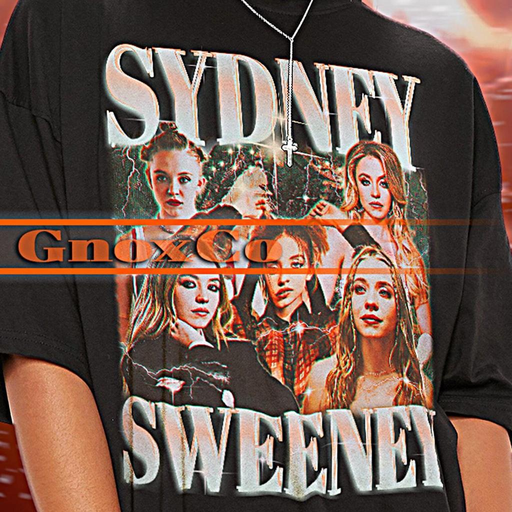 Maglietta SYDNEY SWEENEY, Maglietta Vintage Sydney Sweeney, Magliette Omaggio Sydney Sweeney, Maglione Retro Sydney Sweeney, Maglietta Merch Sydney Sweeney #saf