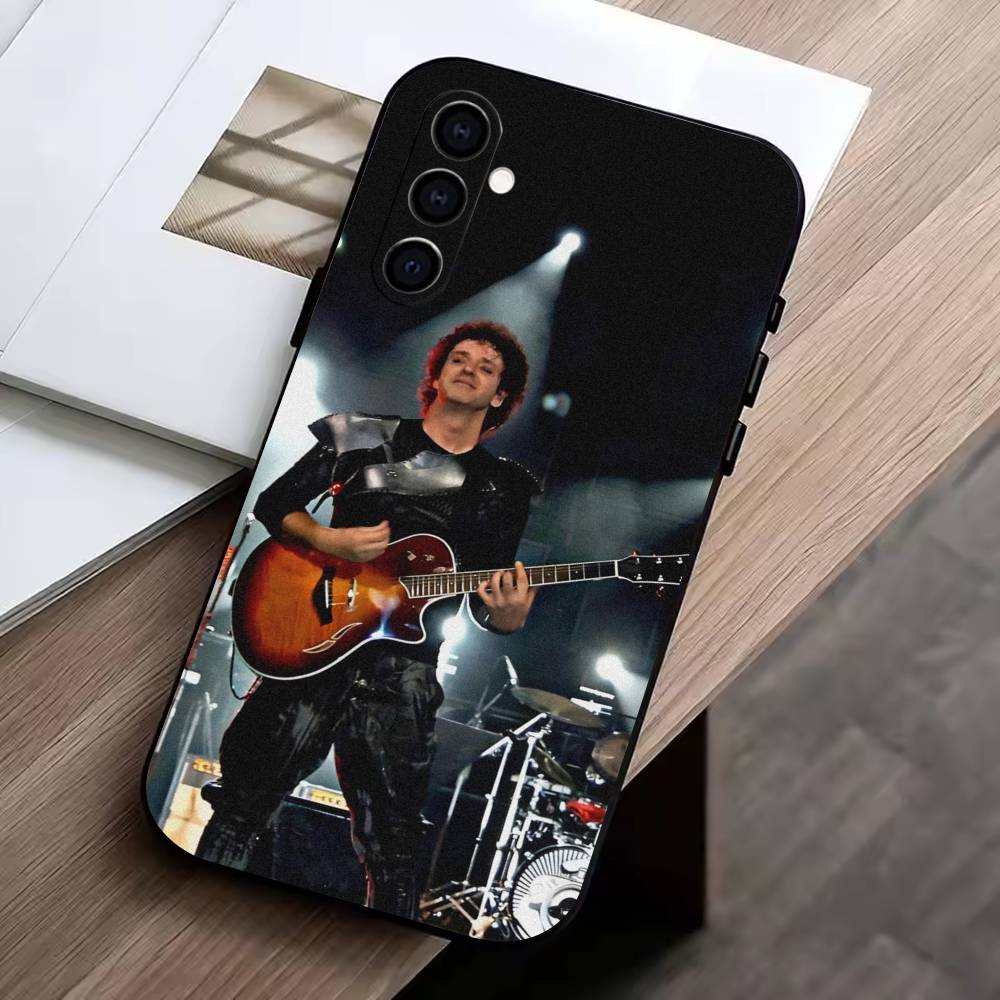 

Чохол для телефону S-Співак Gustavo Cerati для Samsung Galaxy A73, A72, A71, A70, A53, A52, A51, М який силіконовий чорний чохол Samsung a21