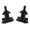 1Pair Black Headlight Washer Jet Sprayers LR015359 LR015358 Compatible for Land Rover Range Rover Sport 2010 2011 2012 2013