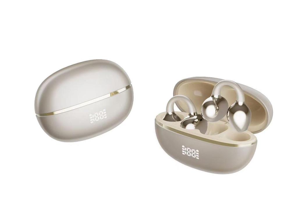 Diamond Buckle Bone Conduction Bluetooth Ear Clip: Noise Reduction, Low Latency, Lossless Sound Quality