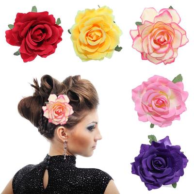 Accesorii Domnișoară de Onoare Clip de Păr de Mireasă Floare de Trandafir Agrafe de Păr Broșă Nuntă