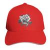 black rose Baseball Cap Hat Luxury Brand party Hat Wild Ball Hat Funny hats Boy Womens