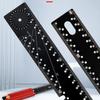 Square Ruler 12 Inch Metric Imperial Adjustable Ruler Multifunctional Framing Square for Carpentry Measuring Woodworking