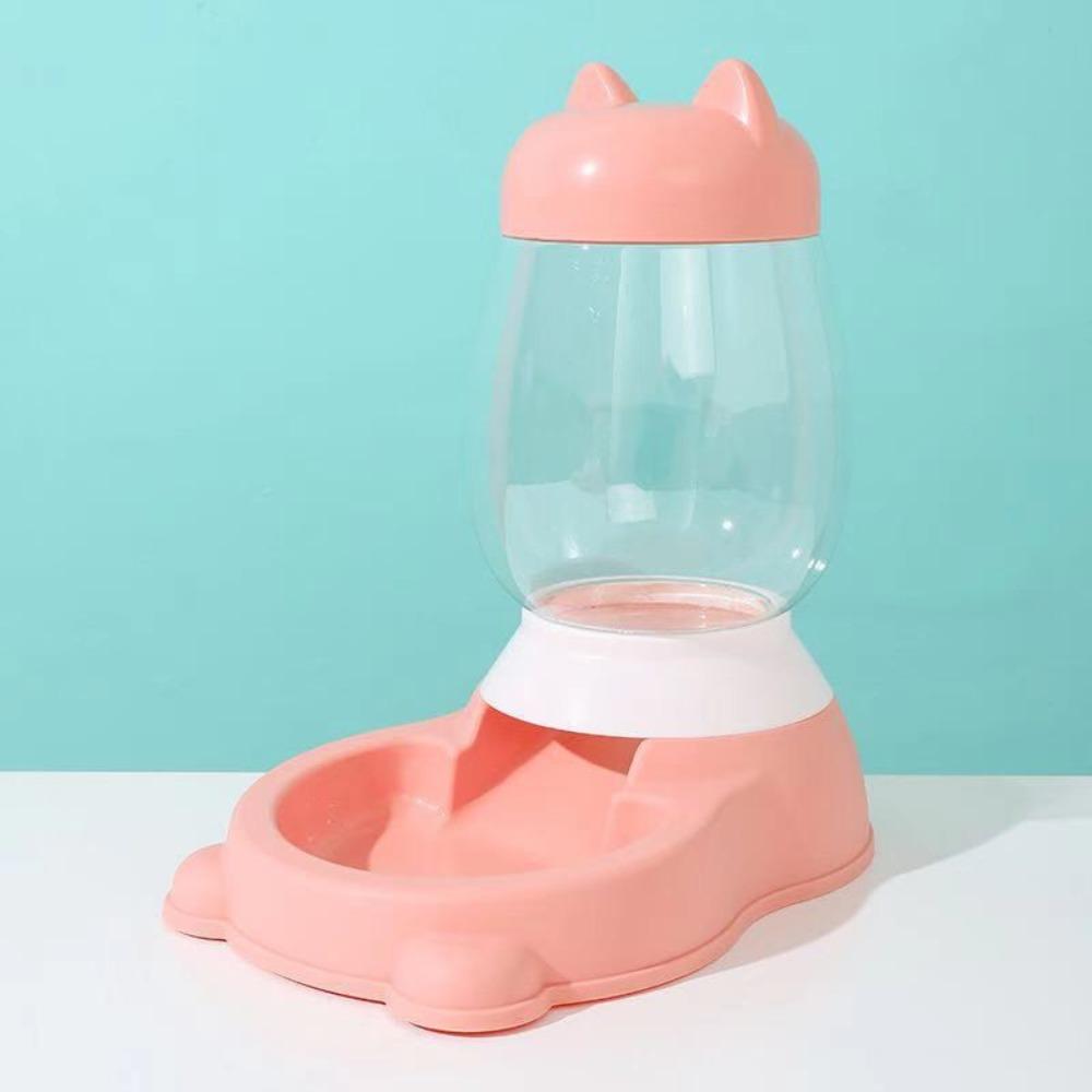 Plastic Pet Feeder Dispenser 2.2L Large Capacity Pet Drinking Bowl Cat Dog Food Water Bowl  Cat