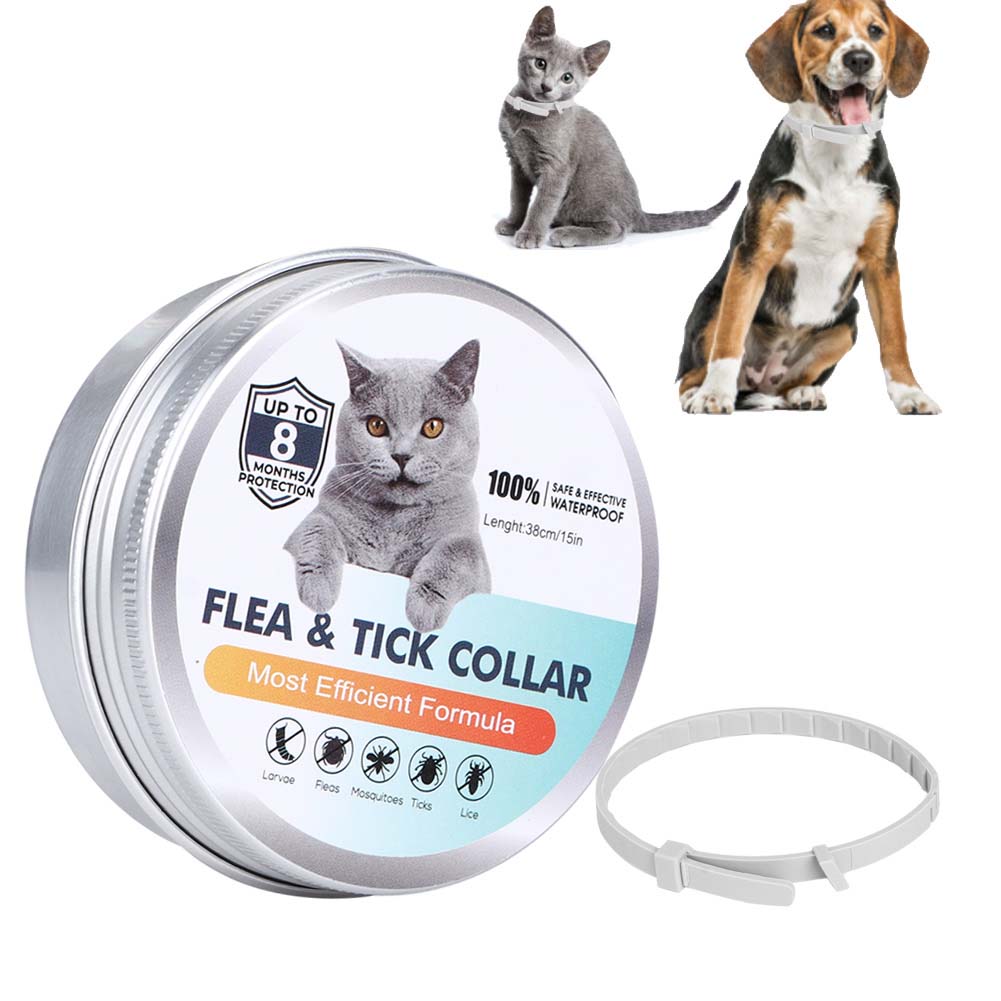 Adjustable Dog Cat Collar Summer Mosquito Flea Repellent Necklace Outdoor Pet Supplies