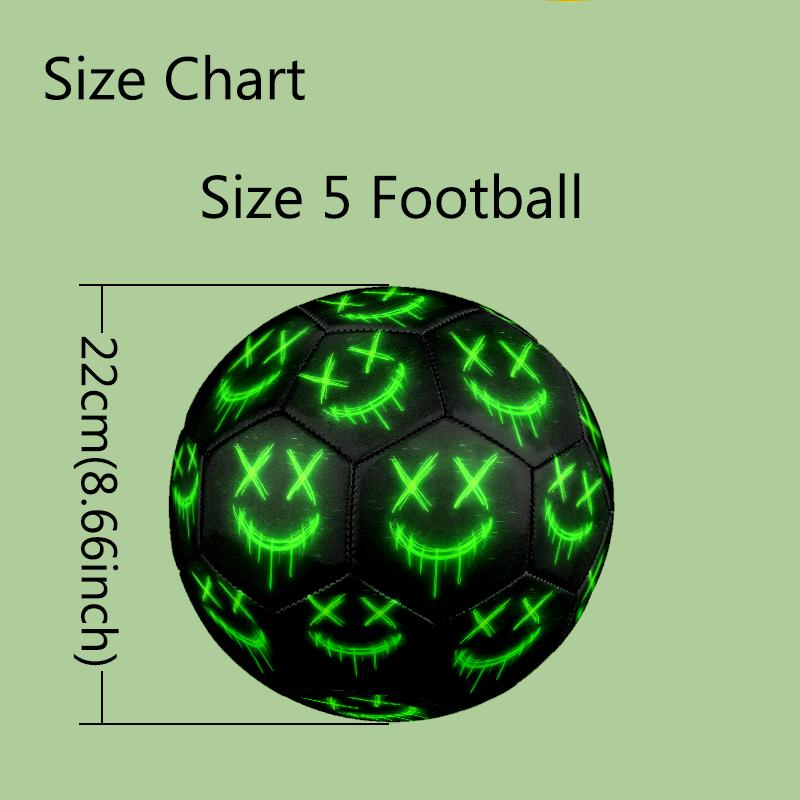 Size 5 Soccer Ball - Outdoor Sport Football with Gaming Pattern, Ideal Gift for Birthdays, Christmas, Father's Day, Graduation