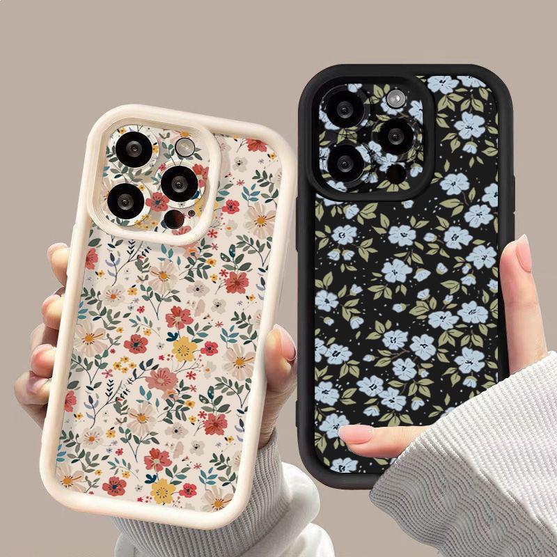 Ditsy Floral Pattern Phone Case For Xiaomi Redmi Note 14 13 12 Pro Plus 5G 12S 11S 11 10S 10 Redmi 13 12 14C 13C 12C Soft Cover