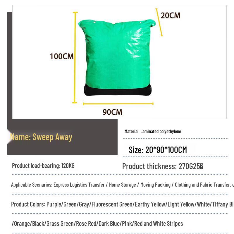 Heavy-Duty Logistics & Travel Storage Bag