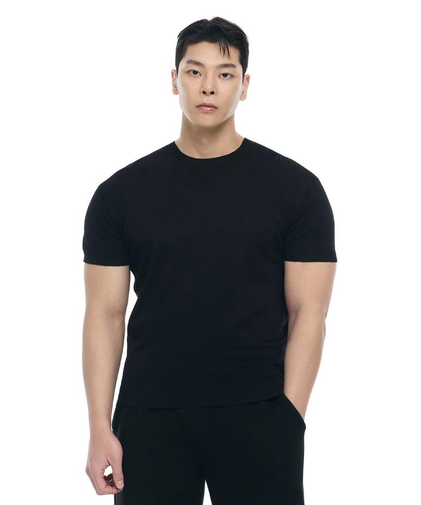 BYSEC Premium Solid Plain Muscle Fit Knit_2 Colors