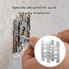 F26C 10Pcs Universals Electrical Box Mount Switches Box Support Bracket Metal Outlet Spacers F Clamp Power Outlet Fixing Tool