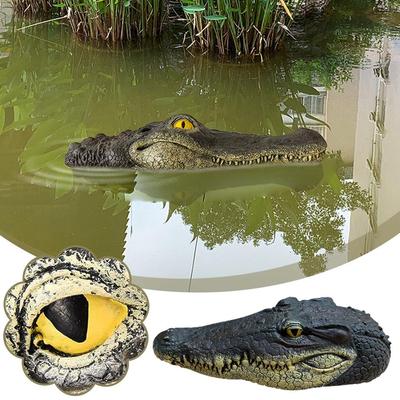 For Swimming Pool,Patio Floating Alligator Head Decor Head Fake Crocodile Decor Head Floating
