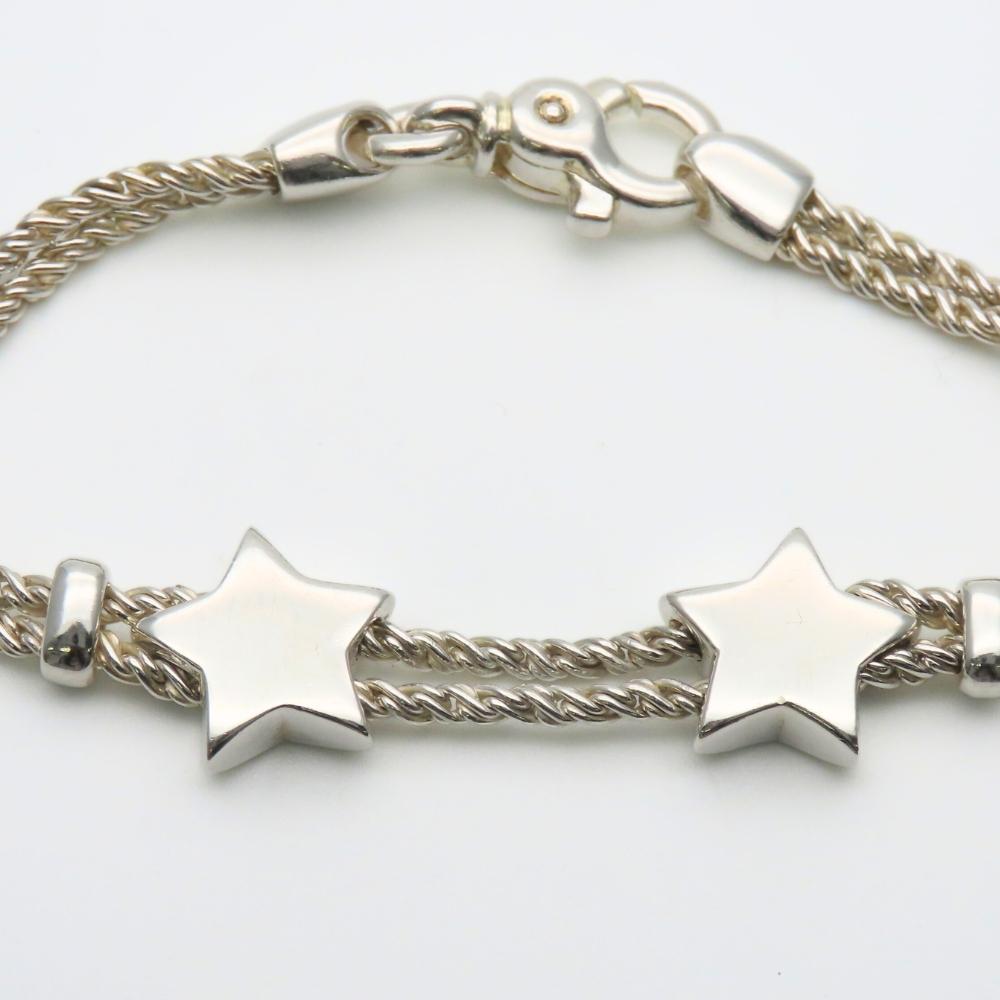 Used TIFFANY&Co. Bracelet Star Silver925 24.0g Silver Star