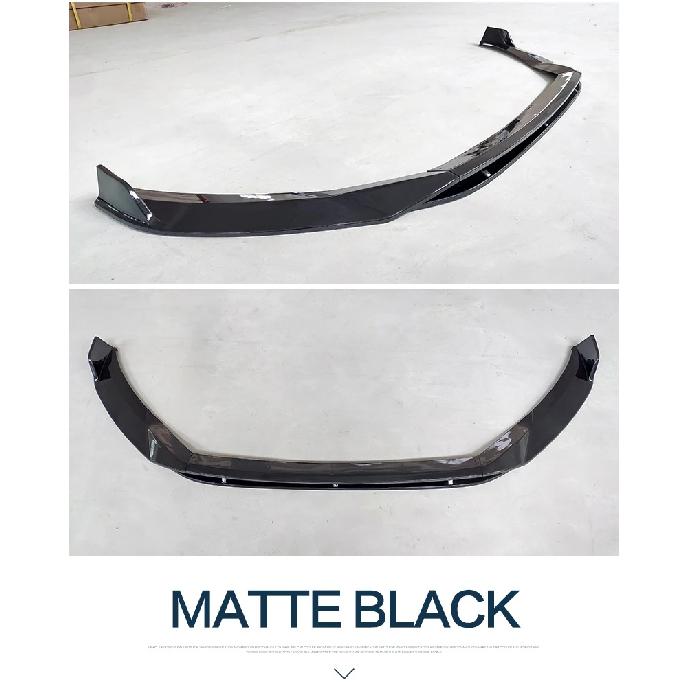Front Bumper Spoiler Protector Plate Lip Body Kit Carbon Surface Decorative Strip Chin Shovel for Volkswagen ARTEON CC 2019-2024