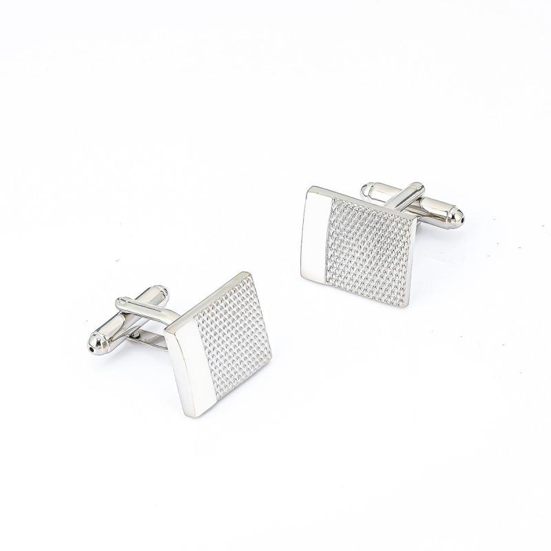 Electroplated Gold Silver Pure Copper Cufflinks High-end Men s Shirts CL-0232 серебряный