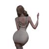 Sexy Lingerie Secretary Nightclub Maid Uniform Seduction Sexy Pajamas Women's Free Perspective Butt Wrap Skirt