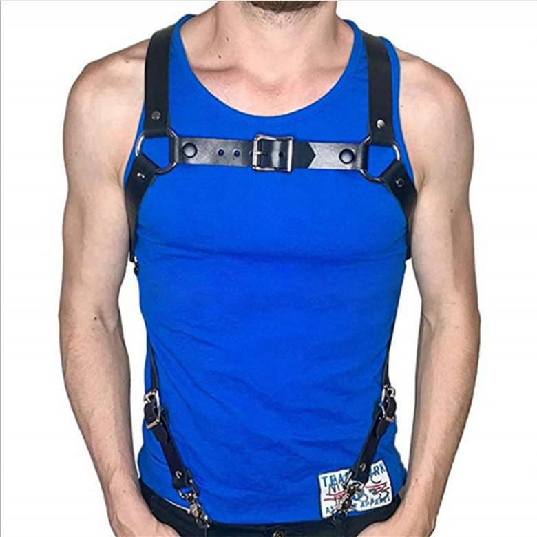 Unisex Punk Bondage Belt: Versatile Accessory for Street Dance & KTV Performances