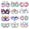Kinder-Maskenball-Augenmaske Buntes Papier-Party-Zubehör Helle Farben für Schultheater