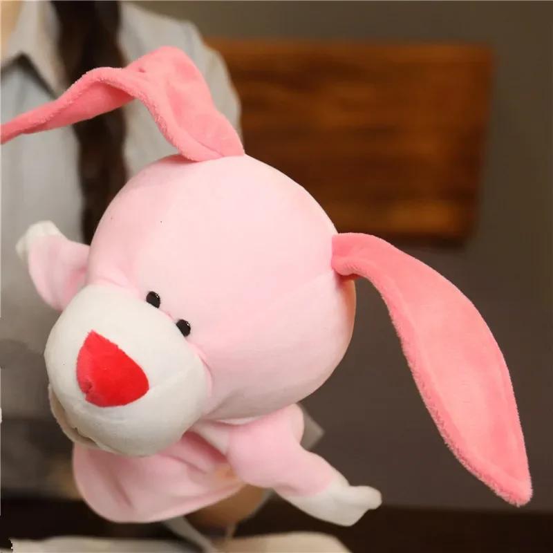 Kids Plush Finger Puppet & Hand Puppet Popular Activity Boy Girl Role Play Bedtime Story Props 3D Animal Decompressing Toy Doll