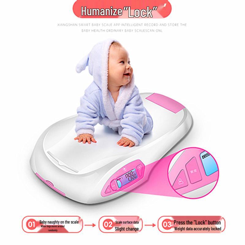 Xiangshan Smart Bluetooth Rechargeable Baby Scale - Electronic Height & Weight Scale for Newborns