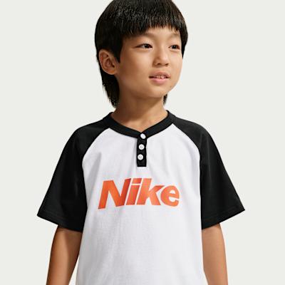 Nike Kids T Shirts Henry Collar Moderate 4