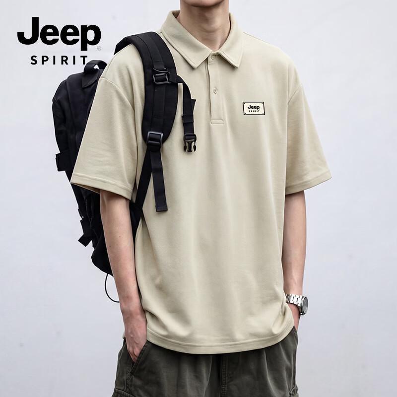 Мужская футболка-поло JEEP SPIRIT из смесовой хлопковой ткани XXL