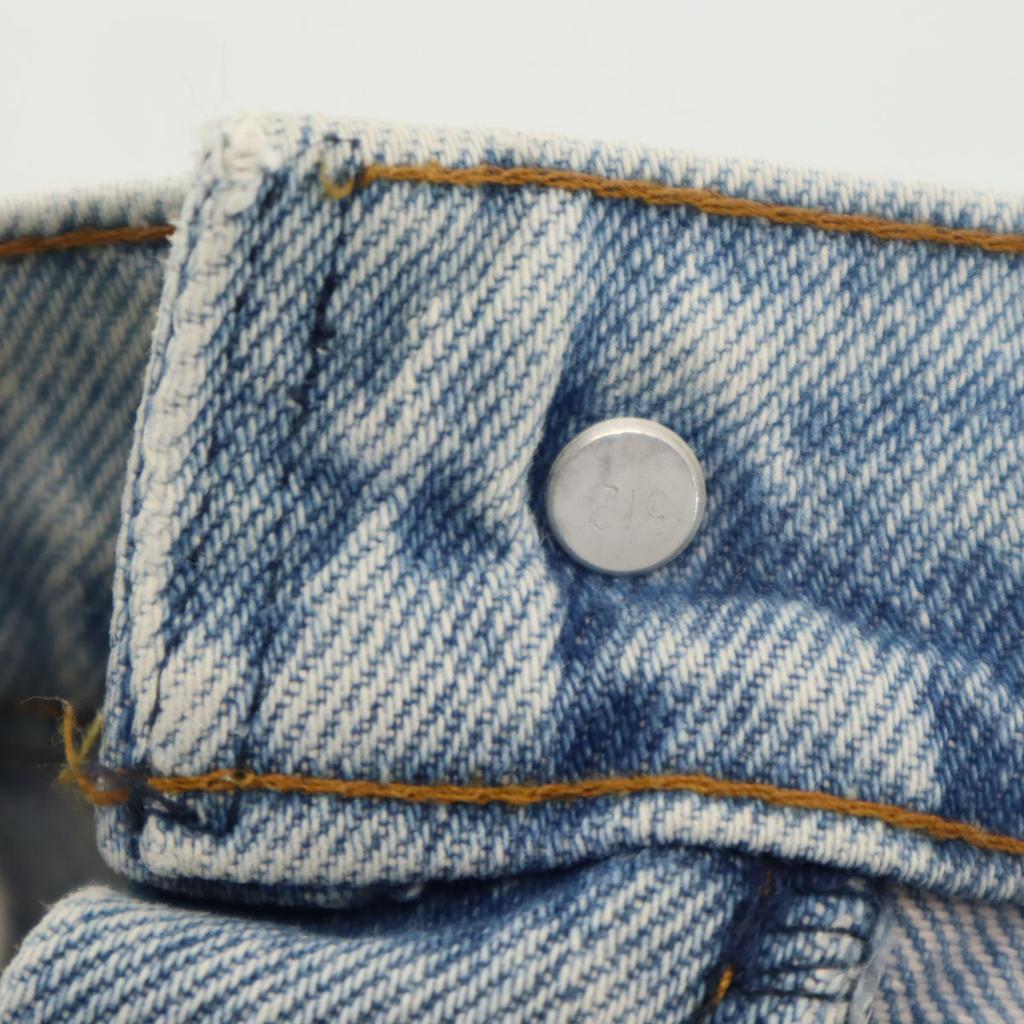 Levi's 80s 40752-0214 Old USA Made Orange Tab Denim Pants W28 Blue Men's Used