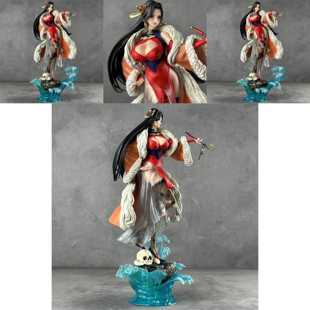 Stunning Anime Themed Hancock Figure Pvc Model Elegant Christmas Skull Pipe Decor