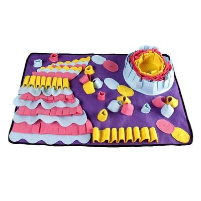 Pet Sniffing Pad Slow Feeding Soft Nonwoven Bite Resistant Prevent Slipping Dog Snuffle Pad for Pet Dog