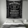 Jack Daniel'S Old No Brand Tennessee Sour Mash Whiskey Jack Daniel Distillery Lynchburg Tenn Usa Tapestry Background Cloth Wallmounted