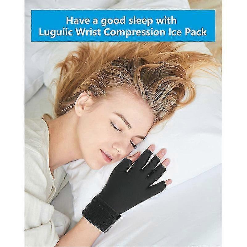 Finger Arthritis Compression Gel Ice Glove For Pain Relief, Reusable Gel Cold Pack Hot & Cold Therapy Glove for Arthritis, Injury & Pain Relief