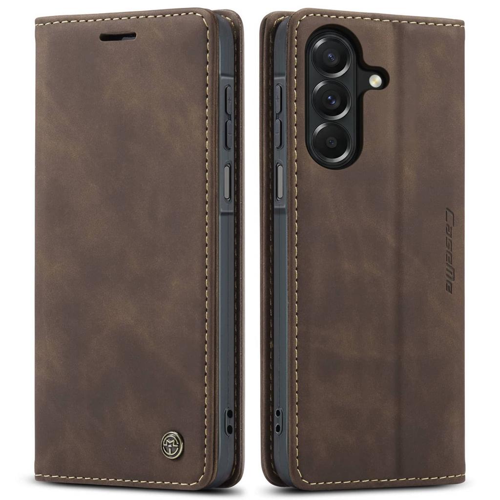 Flip Wallet Case for Samsung Galaxy A27, Leather Magnetic Folio Cover with Card Holder, Kickstand - TPU Shockproof Durable Case