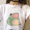 Ladies Summer Tshirt Womens Graphic Top Tshirts Female Basic White 2025 News Short Sleeve Cartoon Kawaii Print Cute Tops Tshirts