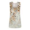 Square Collar Tank Top Women Print Tank Tee Casual Loose Fit Sleeveless Shirt