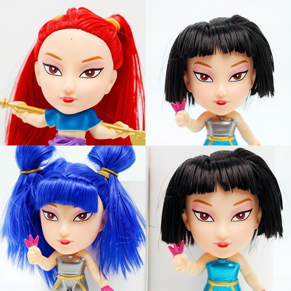 Kpop Demon Hunters Anime Figure Toys Q Version Cute PVC Collection Action Figure Model Dolls Kids Birthday Decoration Toys Gifts