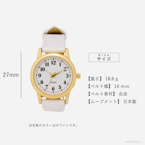 Fieldwork Women's Analog Watch with Leather Strap, Gray, Medium Salon Size, PP005-2