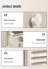 Punch-Free Rotating Towel Rack with Suction Cups - Foldable, Wall-Mounted Multi-Bar Hanger for Bathroom Storage