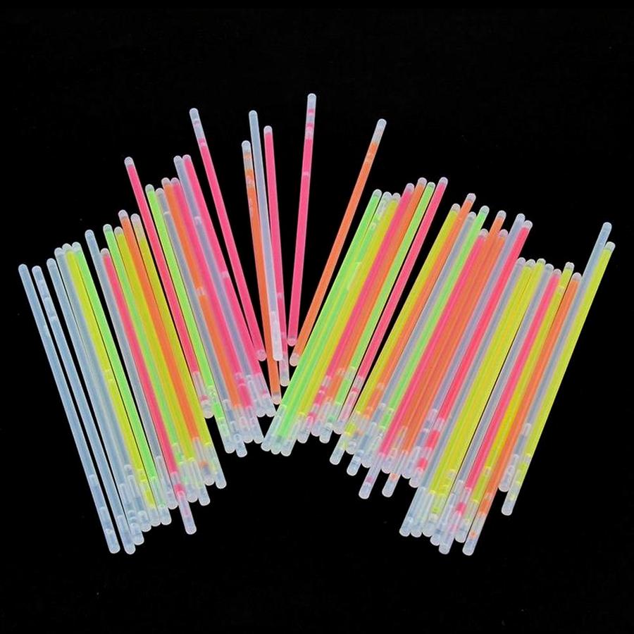 15/30/60/120pcs Glow Sticks Atmosphere Creating Tool Glow in the Dark Concert Supplies Emergency Lighting Party Decor XJM