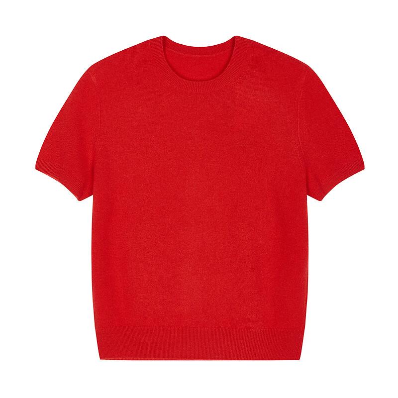 JNBY Autumn Cashmere Blend Short-Sleeve Pullover