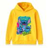 Kids Boys Girls Hoodie Cute Cartoon Stitch Printed Long Sleeve Pullover Sweatshirt Casual Tops for Toddlers