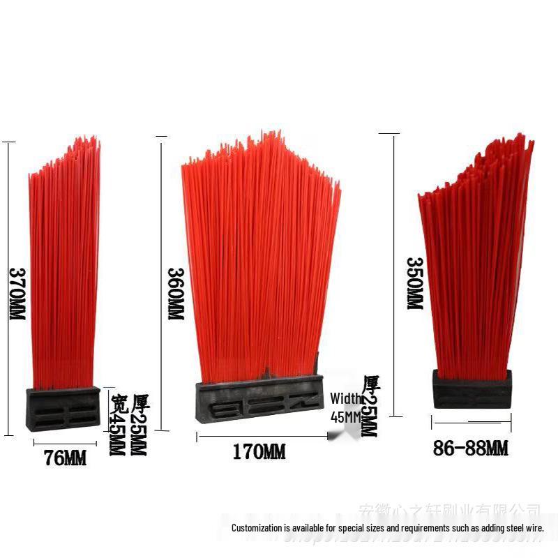 Stock Sweeper Car Square Brush with Steel Wire for Sanitation Vehicles 360*76*25