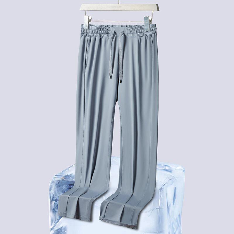 Ice Silk Breathable Wide-Leg Sunscreen Pants Large