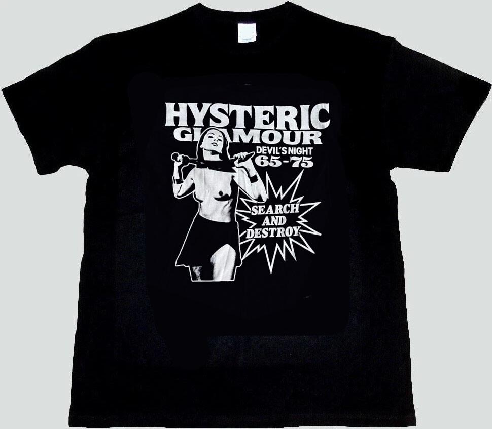 

HOT Hysteric Glamour Unisex Black and Cream T-shirt gift for fan Unisex T-Shirt L