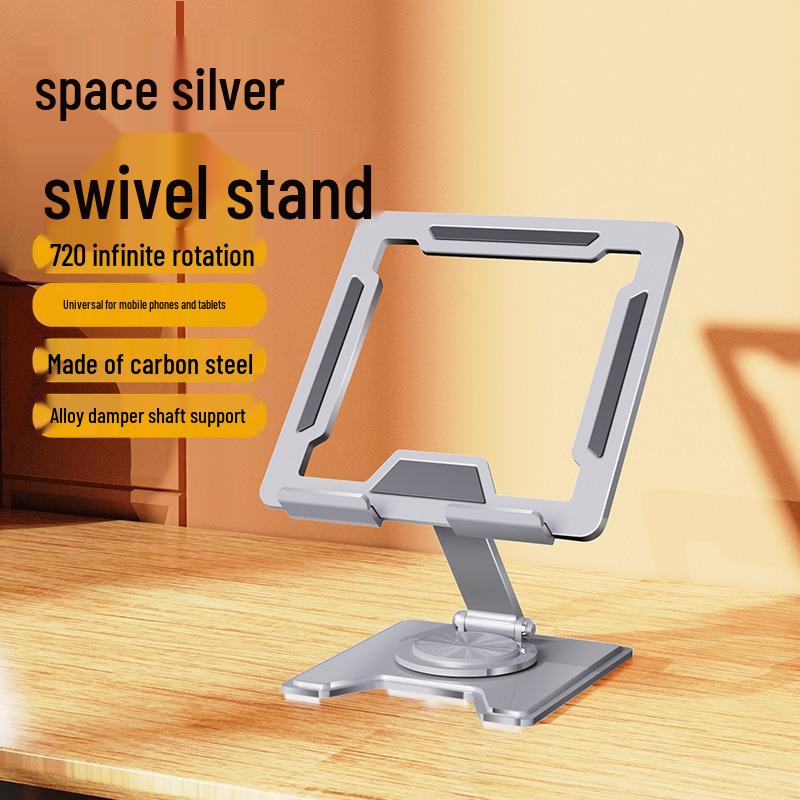360° Rotating Laptop, Tablet, and Phone Stand for Desktop and Live Streaming
