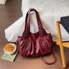 Vintage Women's Large Capacity Shoulder Bag Women's Portable Tote Bag