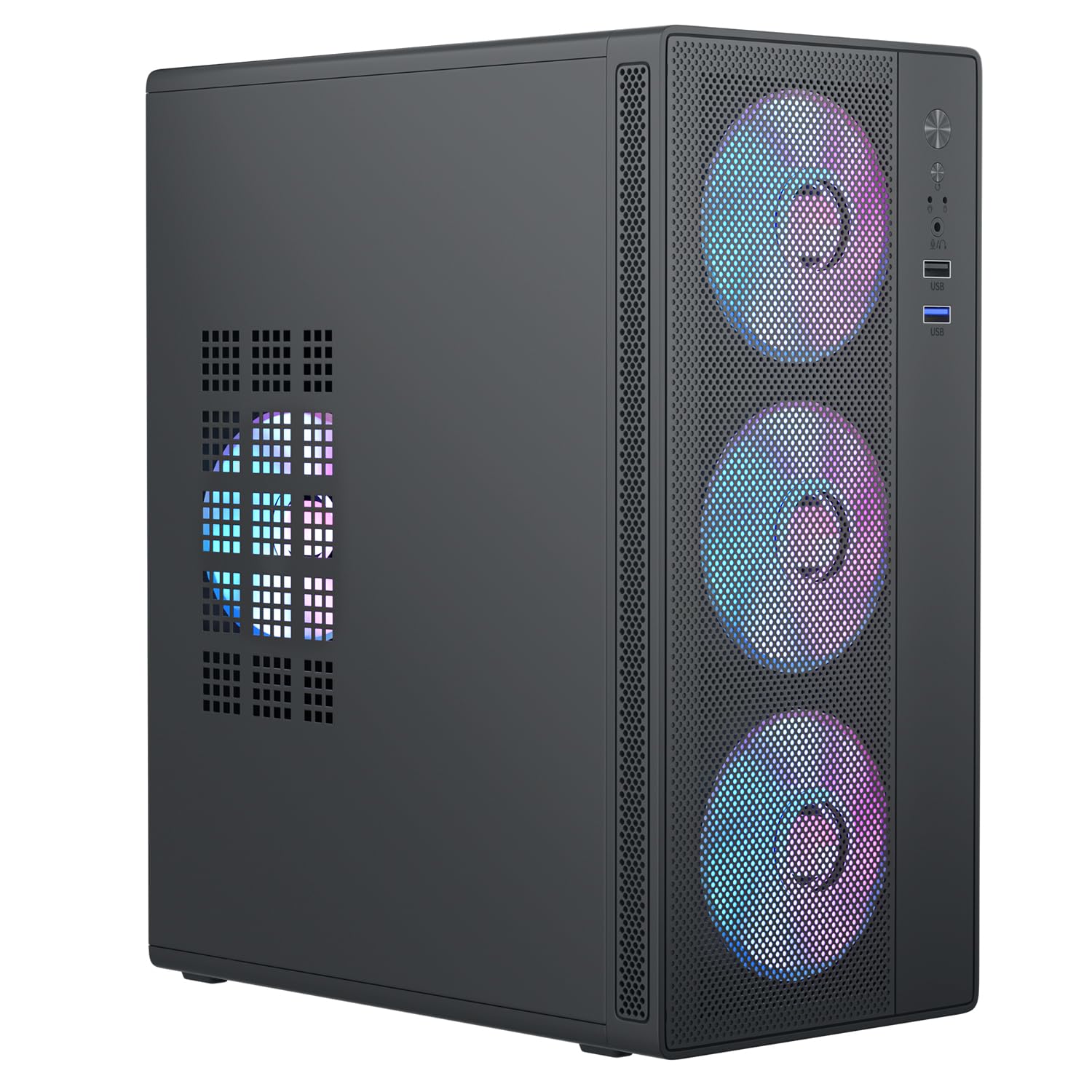 

Корпус Micro ATX Корпус ПК Корпус MATX Міні ПК ITX Micro MATX ITX Міні ATX Сумісний з живленням/250мм платою/135мм USB3.0 чорний