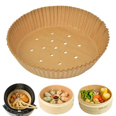 WISH SUN Steamer Sheets Suitable for Steamer Baskets - 18cm/21cm/24cm (100 Sheets)